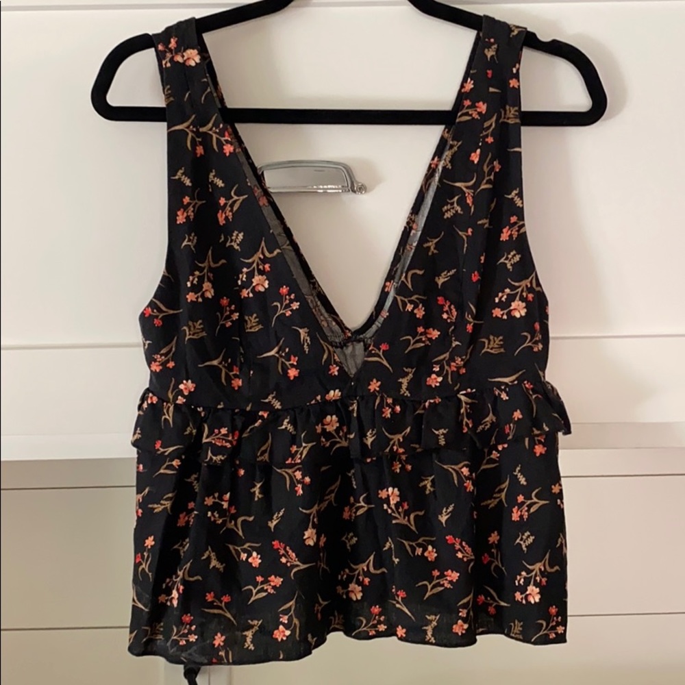Urban Outfitters Floral Print Top